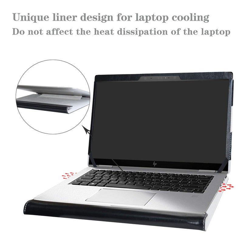 Alapmk Protective Case Cover for HP EliteBook x360 1030 G3/HP EliteBook x360 1030 G4/ ProBook 430 G8/ ProBook 635 Aero G7 13.3" Laptop[Warning:Not fit EliteBook x360 1030 G2 G7],Black - Image 4